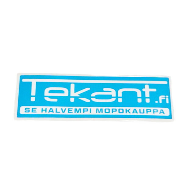 Tekant.fi 1.0 tarra, turkoosi/valko 10cm x 3cm 2024 - Kuva 2