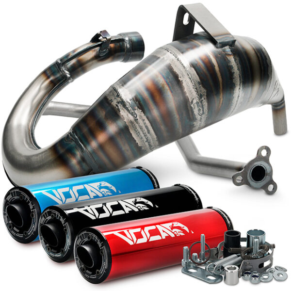 Voca Cross Rookie 50/70cc tehopakoputki, musta, Derbi Senda DRD/Aprilia RX/SX 06->/Gilera - Kuva 5