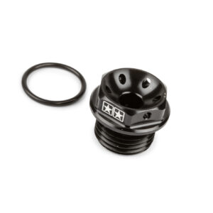 Stage6 öljyntäyttökorkki M16x1.5mm musta, Derbi Senda 06->