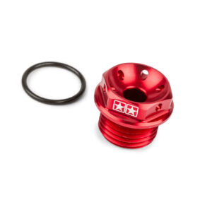 Stage6 öljyntäyttökorkki M16x1.5mm punainen, Derbi Senda 06->