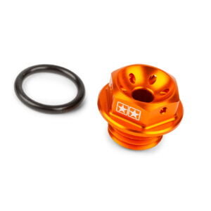Stage6 öljyntäyttökorkki M16x2.0mm oranssi, Minarelli AM6