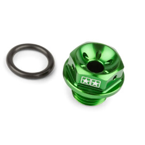 Stage6 perävälitysten korkki M14x1.50mm vihreä, Yamaha skootterit