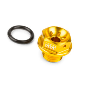 Stage6 perävälitysten korkki M14x1.50mm keltainen, Yamaha skootterit