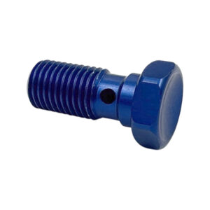 Motatec jarruletkun banjopultti 18mm M10x1.25mm, sininen