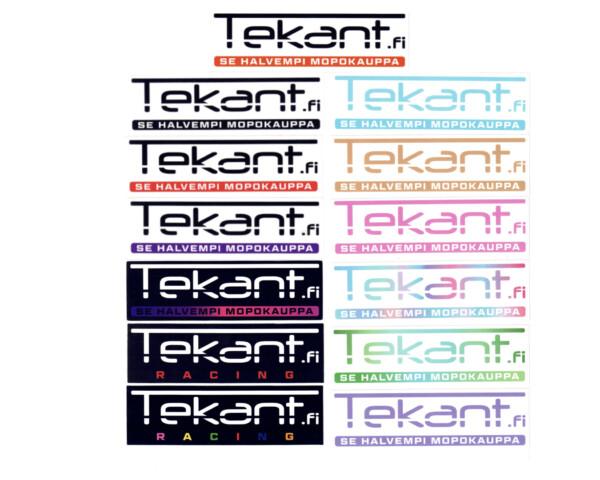 Tekant.fi 1.0 2022 tarrasarja, 26 tarraa, 10cm x 3cm