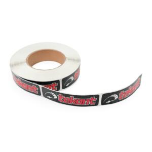 Tekant.fi 2.0 tarrarulla, musta/punainen (700 kpl) 10cm x 3cm