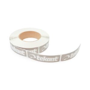 Tekant.fi 2.0 tarrarulla, harmaa/valkoinen (700 kpl) 10cm x 3cm