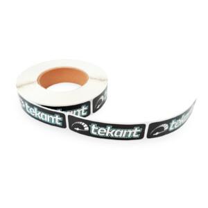Tekant.fi 2.0 tarrarulla, musta/valko/turkoosi (700 kpl) 10cm x 3cm