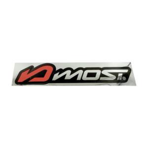 Most Racing äänenvaimentimen tarra 16x3cm, punainen