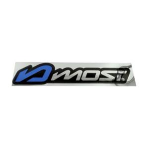 Most Racing äänenvaimentimen tarra 16x3cm, sininen