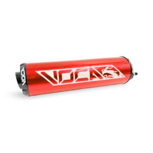 Voca Racing CNC äänenvaimennin, puna/musta