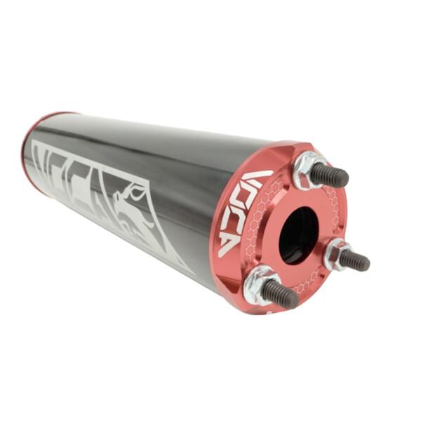 Voca Racing CNC äänenvaimennin, musta/punainen - Kuva 3