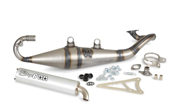 Stage6 Pro Replica MK2 tehopakoputki + alumiininen äänenvaimennin, Yamaha Aerox/Jog/Neo´s 2T