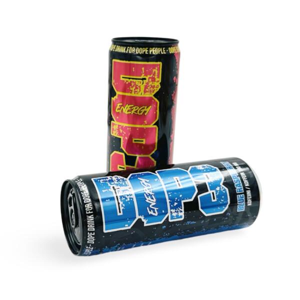 DOP3 Energy Drink Blue Raspberry 330ml - Kuva 2