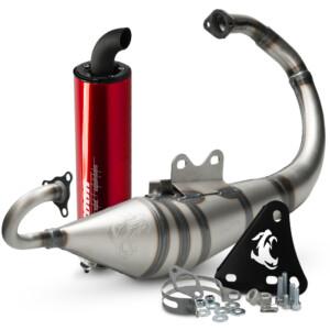 Voca Racing Sabotage V2 + Punainen äänenvaimennin, Yamaha BW´s/Slider (pysty)